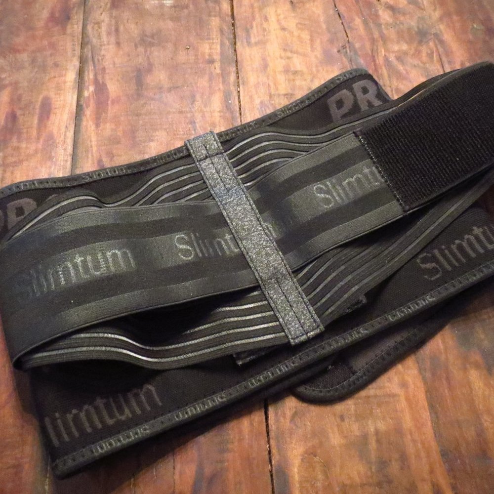 Slimtum Pro Waist Trainer Belt Black sz 3